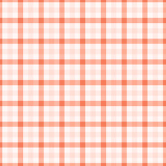 Gingham seamless pattern.Pink background texture. Checked tweed plaid repeating wallpaper. Fabric design.
