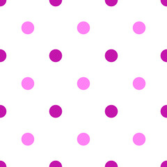 Purple and White Large Polka Dots Pattern Repeat Background