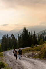 Obraz premium hiking in the mountains