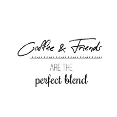 Hand drawn lettering coffee design with quality elements. coffee is always a good idea on black background for print, banner, design, poster. 