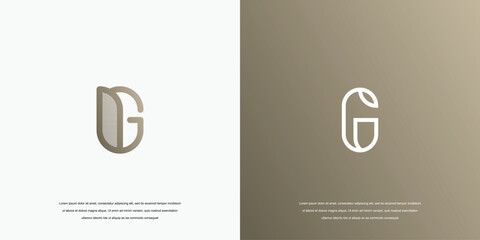 Luxury letter G monogram logo