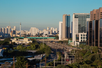 Fototapeta na wymiar Zona Oeste da cidade de São Paulo, Brasil