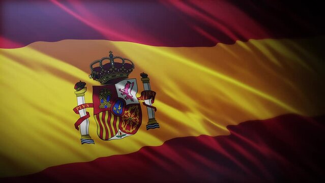 Flag of Spain, full screen in 4K high resolution Kingdom of Spain flag 4K.
Catalan:	Regne d'Espanya
Basque:	Espainiako Erresuma
Galician:	Reino de Espa&ntilde;a
Occitan:	Reiaume d'Espanha