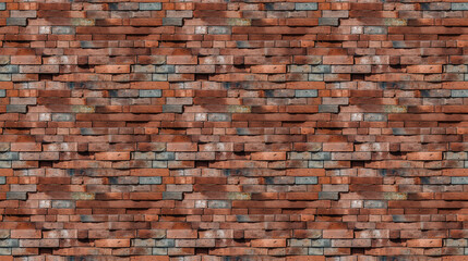 Seamless brick wall pattern, created with AI Generative Technology