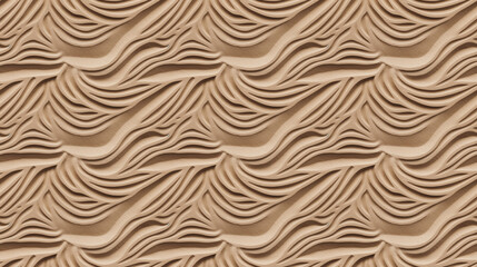 Seamless zen sand pattern, created with AI Generative Technology