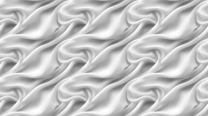 Obraz premium Seamless white cloth pattern, created with AI Generative Technology