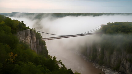 Fototapeta premium Beautiful Realistic Bridge