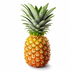 Fototapeta premium pineapple isolated on white