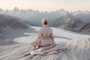 meditation in the mountains