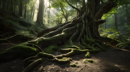 Fototapeta premium Beautiful Realistic Landscape