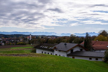 view of the town