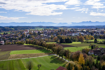 view of the city of Ebersberg