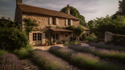 Fototapeta na wymiar Beautiful Realistic House