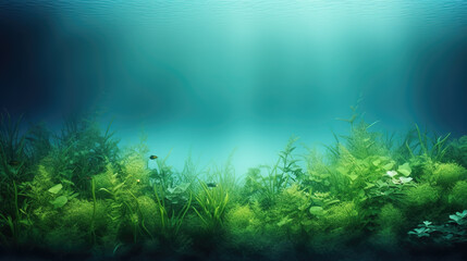 Fototapeta na wymiar a beautiful under water illustration, wallpaper design, ai generated image