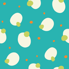 Abstract colorful seamless pattern with round spots