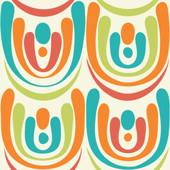 Abstract colorful seamless pattern