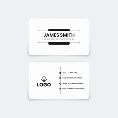 Modern business card design template
