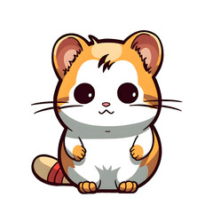 Kawaii Cute hamster from Hemtaro