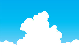 素材_背景_青空_横