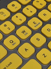 Macro Keyboard with yellow keys