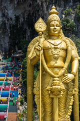 Lord Murugan Statue in Malaysia