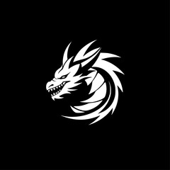 Fototapeta na wymiar Dragon - High Quality Vector Logo - Vector illustration ideal for T-shirt graphic