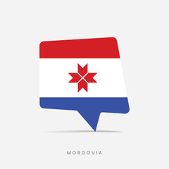 Mordovia flag bubble chat icon