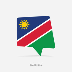 Namibia flag bubble chat icon