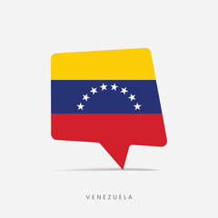 Venezuela flag bubble chat icon