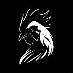 Rooster - High Quality Vector Logo - Vector illustration ideal for T-shirt graphic