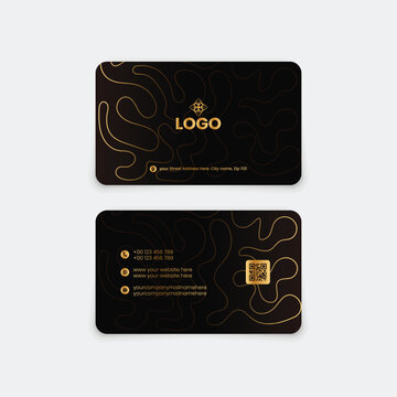 Modern business card design template