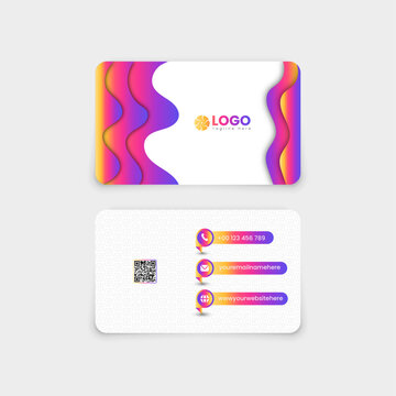 Modern business card design template