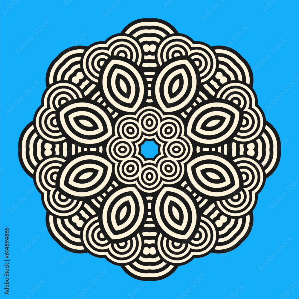 Poster symmetrical composition of geometric shapes. abstract element for design. vector illustration.