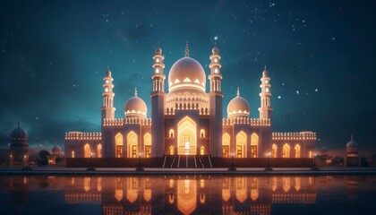 Fototapeta na wymiar Awesome mosque