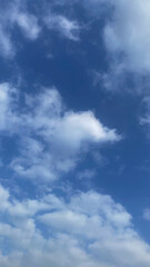 blue sky with clouds