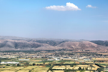 Beqaa Valley - The famous agricultural plateau in central Lebanon between the Lebanon and Anti-Lebanon mountain ranges.