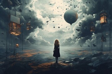 Child in a dreamworld