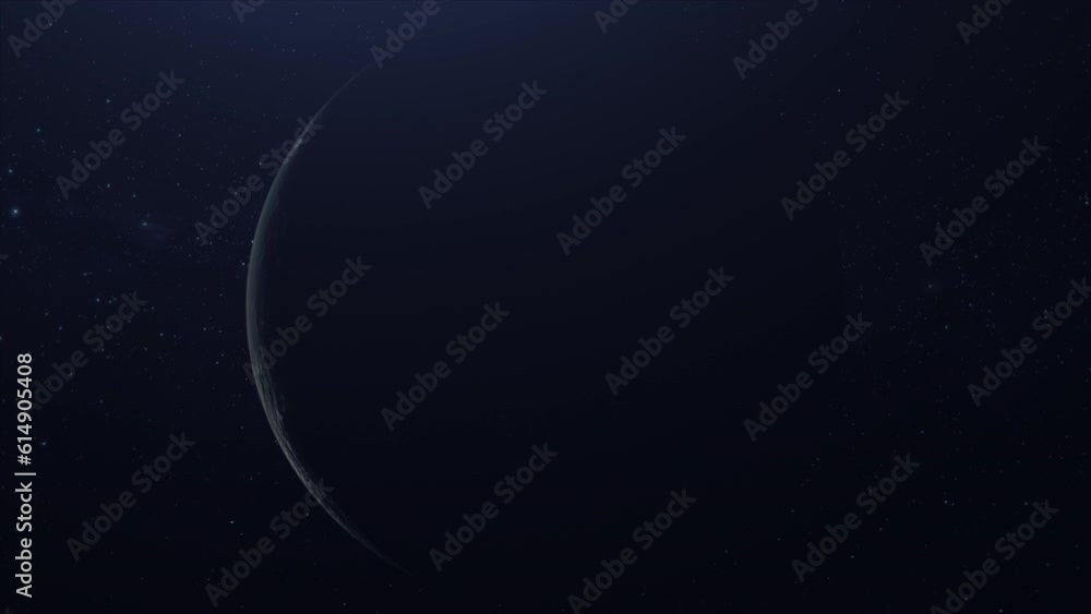 Wall mural realistic view of the evolution of the phases of the moon. moonlight transition. high quality scient