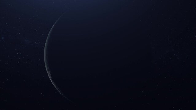 Realistic view of the evolution of the phases of the moon. Moonlight transition. High Quality Scientific background of the Moon surface. Earth's natural satellite. Night to day concept. Timelapse