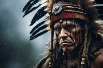 AI generated traditional warrior