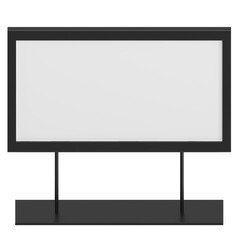 Naklejka premium 3D rendering illustration of a tabletop sign holder