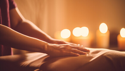 Relaxing spa treatment women enjoy pampering massage therapy indoors generated by AI