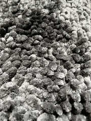 Fuzzy, soft and plush blanket background texture.