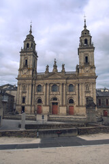 Fototapeta na wymiar Lugo cathedral in Galicia, Spain
