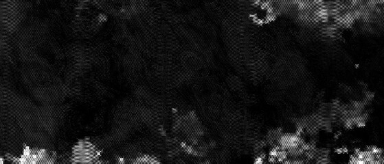 Old horror dark monochrome paper with engraved texture, distressed lines and shapes. Abstract monochrome design, Halloween speckled grainy and crisis shapes, goth dust worn background	