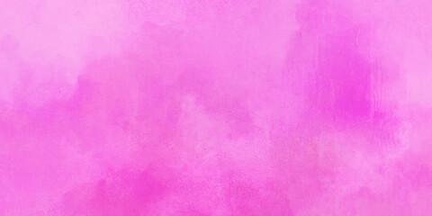 Pink watercolor background painting with abstract fringe and bleed paint drips and drops, painted paper texture design. Acrylic shinny pink flowing ink Dreamy soft violet pink purple cloudy background