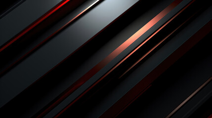 Abstract black background with a red striped background