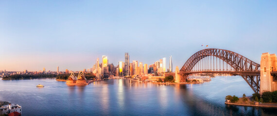 Naklejka premium D Sydney Kirribilli Mid centre pan