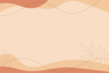 Autumn Background in pastel colors. Vector illustration