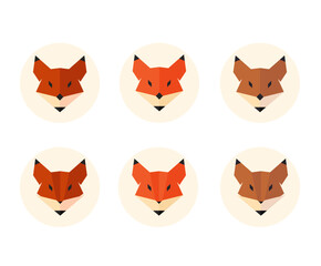 Fox design - Vector image of a fox design on white background, Wild Animals